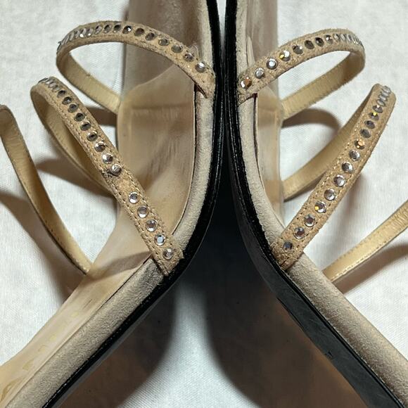 Chanel Crystal Sandals 38 - Picture 4 of 8